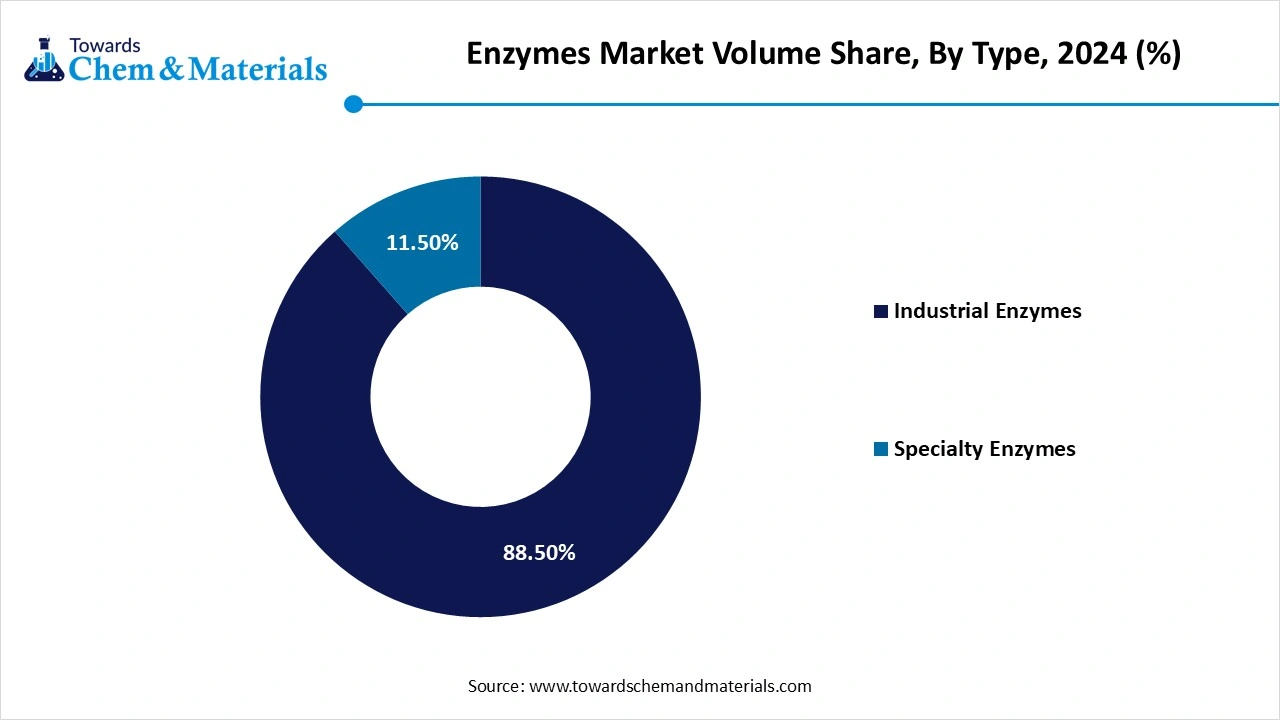 Enzymes Market Volume Share, By ApplicationType, 2024 (%)
