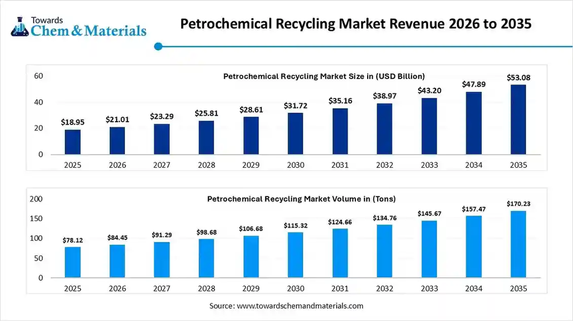 Petrochemical Recycling Market Revenue 2026 to 2035